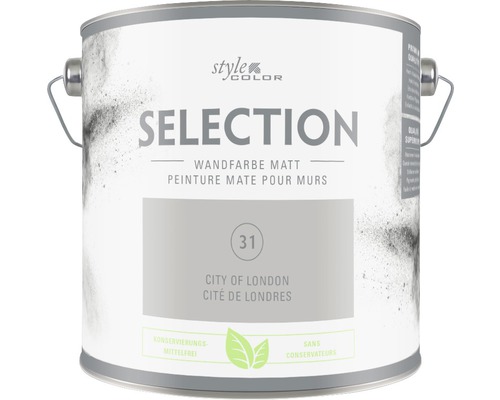 Peinture murale Premium Style Color SELECTION 31 sans conservateur Cité de Londres 2,5 L-0