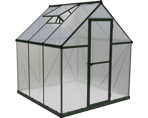 Serre avec porte et fenêtre de toit