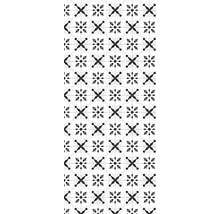 Muster von Bodenfliesen mit geometrischen Motiven