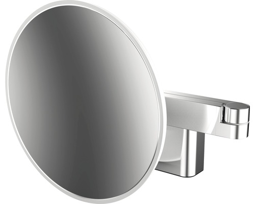 Miroir de maquillage LED Emco chrome grossissant fois 5 rond chrome