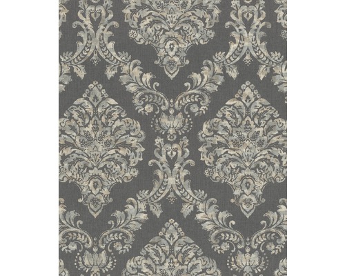 Vliestapete 421156 Saphira Classic-Chic schwarz Tapete mit floralem Damastmuster