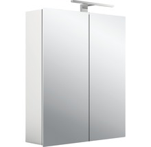 LED Spiegelschrank mee AP 60 cm 2-türig