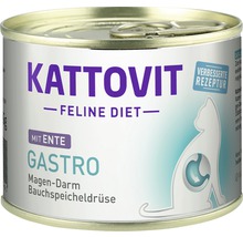 Pâtée pour chat KATTOVIT Gastro au canard 185 g-thumb-0