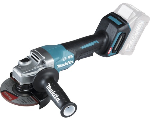 Meuleuse d'angle sans fil Makita XGT® GA013GZ 40V, sans batterie ni chargeur Meuleuse d''angle sans fil Makita avec meule et poignée latérale