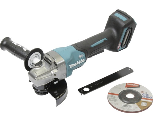 Meuleuse d'angle sans fil Makita XGT® GA016GZ 40V, sans batterie ni chargeur Meuleuse d''angle sans fil Makita avec disque à tronçonner et accessoires