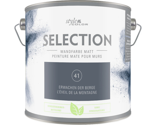 Peinture murale Premium Style Color SELECTION 41 sans conservateur Éveil des montagnes 2,5 L-0