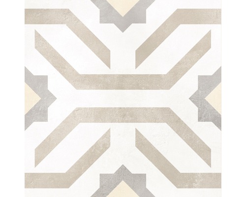 Dekorative Bodenfliese mit geometrischem Muster