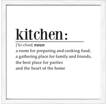 Gerahmtes Bild Kitchen 33x33 cm