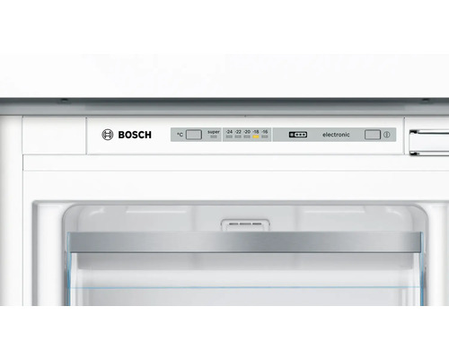 Logo Bosch et affichage d''un réfrigérateur
