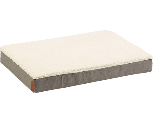 Lit-matelas pour chien beeztees Memory Foam Zira 75 x 50 x 9 cm beige