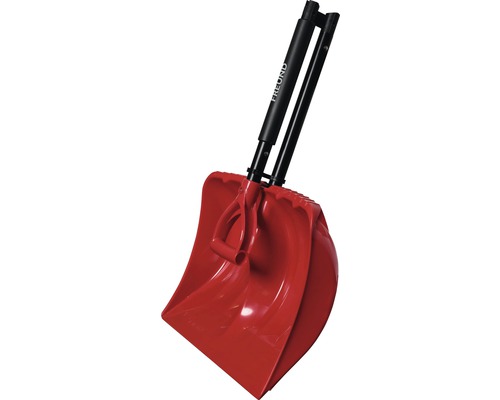 Pelle à neige Freund avec poignée en D et manche télescopique