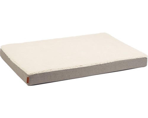 Lit-matelas pour chien beeztees Memory Foam Zira 120 x 80 x 10 cm beige Coussin rectangulaire pour chien avec surface douce