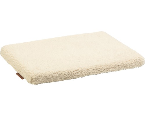 Lit-matelas pour chien beeztees Memory Foam Ito 62 x 44 x 4 cm beige Coussin rectangulaire en laine polaire pour chien