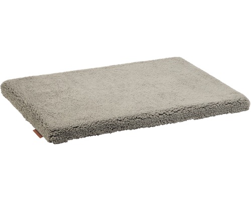Lit-matelas pour chien beeztees Memory Foam Ito 89 x 60 x 4 cm gris Tapis rectangulaire en peluche pour chien
