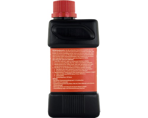 FERTAN Rostkonverter in einer schwarzen Flasche mit rotem Verschluss