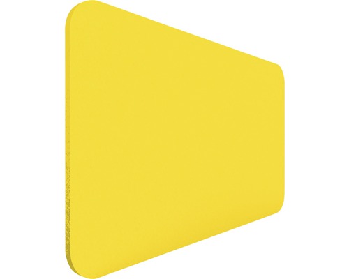 Cloison pour table AKUSTIX Vario 400x800 mm jaune
