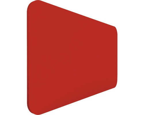 Cloison pour table AKUSTIX Vario 400x800 mm rouge