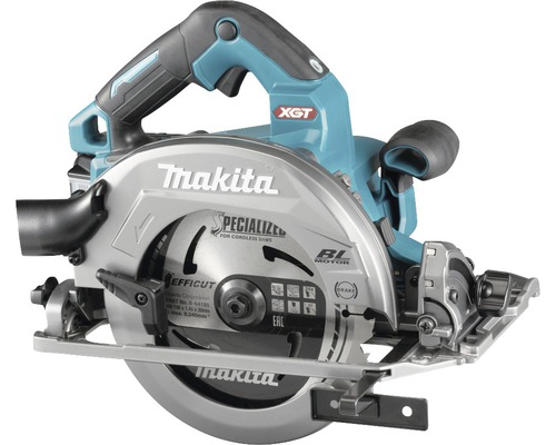 Akku-Handkreissäge Makita HS004GZ01 40V, ohne Akku und Ladegerät inkl. Sägeblatt 190x30 mm