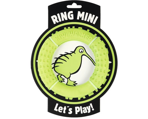 Jouet pour chiens Kiwi Play anneau Maxi vert 17,5 x 2,5 cm