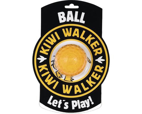 Jouet pour chiens Kiwi Play ballon Maxi orange 7 cm