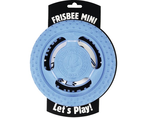 Jouet pour chiens Kiwi Play frisbee Mini bleu 16 x 2 cm