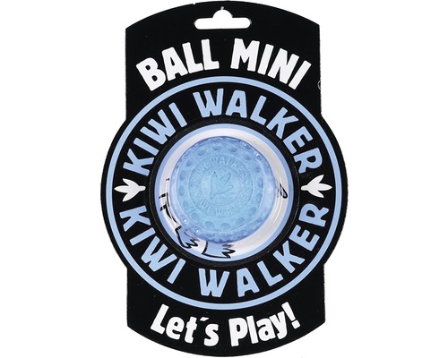 Jouet pour chiens Kiwi Play ballon Mini bleu 6 cm