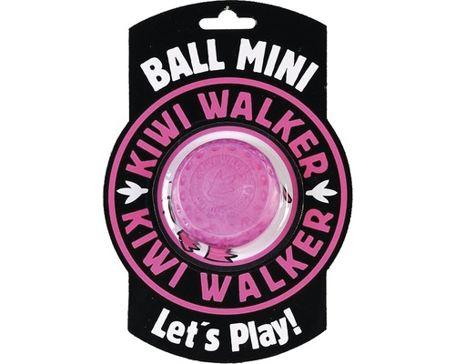 Jouet pour chiens Kiwi Play ballon Mini rose vif 6 cm