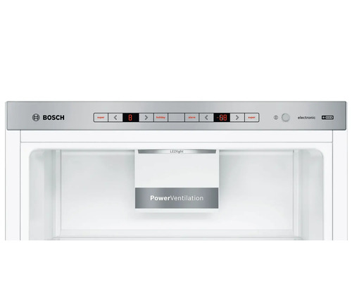 Bosch Logo Kühlschrank Innenraum mit digitalem Display
