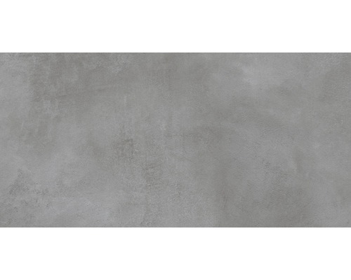 Carrelage sol et mur en grès cérame fin Cementine 30 x 60 x 0,9 cm gris Lappato