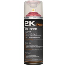 Sprühlack 2K PRO glanz RAL 3000 feuerrot 400 ml