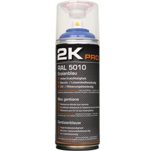 Peinture aérosol 2K PRO brillant RAL 5010 bleu gentiane 400 ml