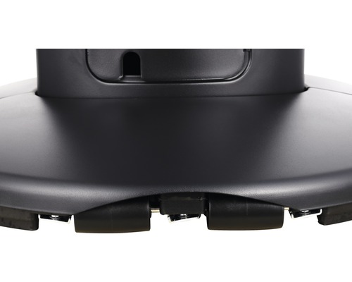 Detailaufnahme des Sockels eines Standventilators