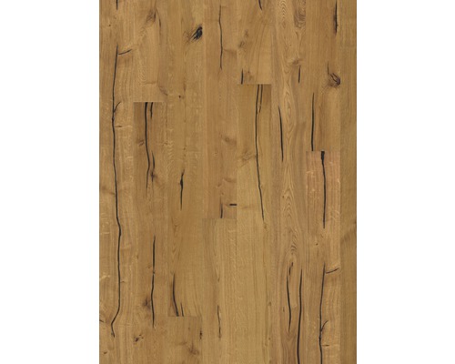 Parquet en chêne clair avec nœuds et grain