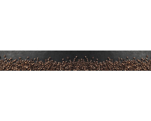 Crédence de cuisine mySpotti Splash Marco motif grains de café 4500 x 600 mm SP-F3-1814