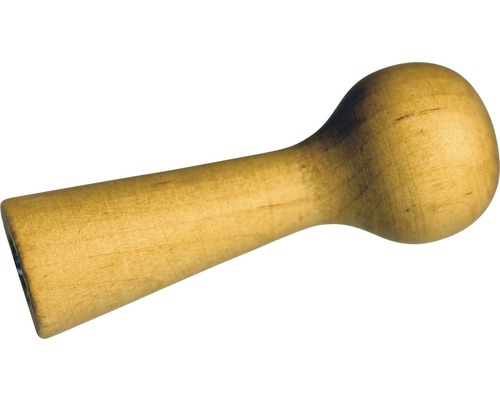 Bouton de meuble, crochet de portemanteau en bois de chêne nature huilé Øxh 21x57 mm Pilon en bois pour mortier