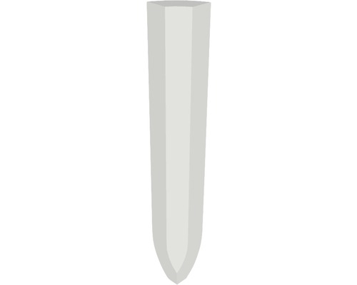 Angle intérieur pour plinthe à gorge fine blanc 2 x 10 cm Poteau unique en plastique