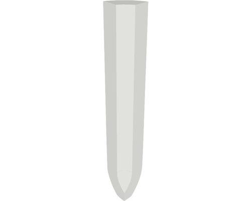 Angle intérieur pour plinthe à gorge fine gris 2 x 10 cm Poteau individuel pour clôtures