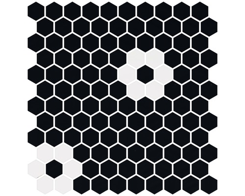 Mosaïque pour piscine motif hexagonal 2 29x30 cm