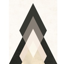 Grafik mit geometrischem Dreiecksmuster