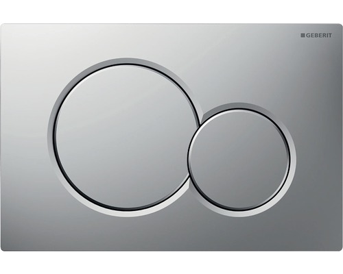 Plaque de commande GEBERIT Sigma 01 plaque mat / touche chrome mat 115.770.JQ.5-0