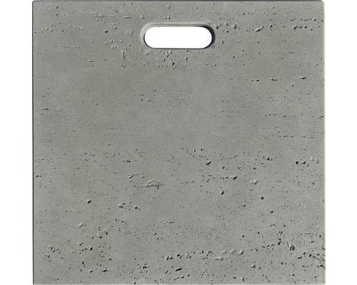 Betonplatte mit Griffaussparung