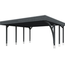 Holzcarport mit Flachdach