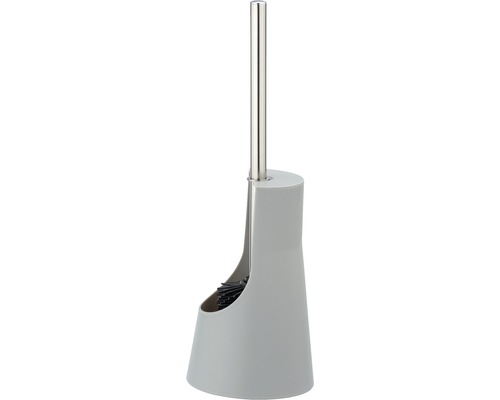 Toilettenbürste mit Halterung aus Kunststoff und Metallstiel
