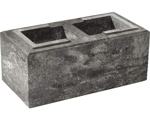 Betonblumenstein mit zwei Aussparungen