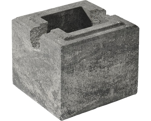 Anneau de plantation gris en béton