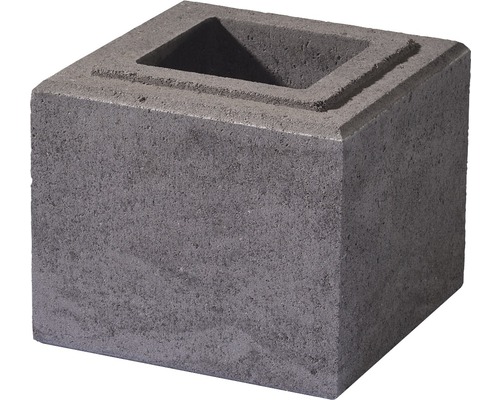 Betonpflanzstein mit quadratischer Aussparung