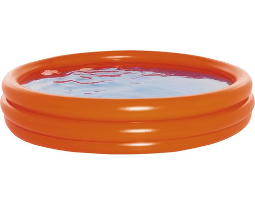 Planschbecken Kinderpool Kinder Aufstellpool 3-Ring-Pool orange