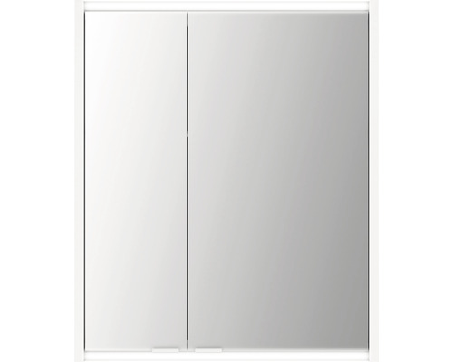 Armoire de toilette Jokey Batu 60 x 15,2 x 70,8 cm blanc à haute brillance 2 portes IP 20