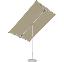 Parasol rectangulaire avec support pour l''extérieur