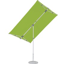 Parasol rectangulaire avec socle en béton